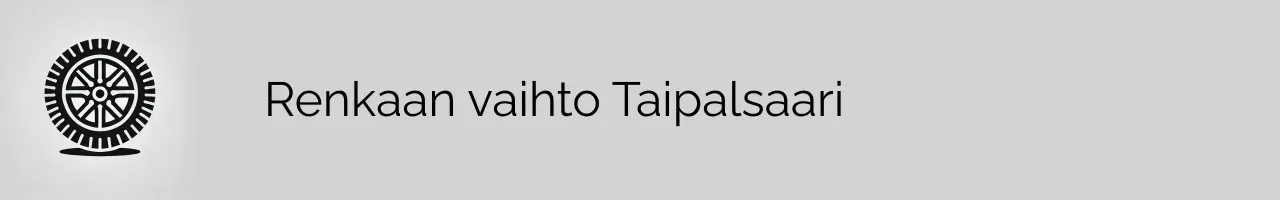 Renkaan vaihto Taipalsaari